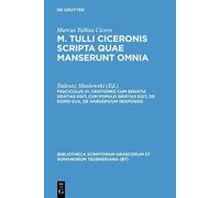 Marcus Tullius Cicero Scripta Quae Manserunt Omnia, fasc. 21 (Copertina rigida)