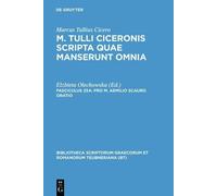 Marcus Tullius Cicero Scripta Quae Manserunt Omnia, fasc. 25a (Copertina rigida)
