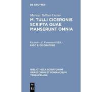 Marcus Tullius Cicero Scripta Quae Manserunt Omnia, fasc. 3 (Copertina rigida)