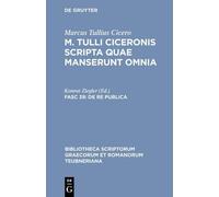 Marcus Tullius Cicero Scripta Quae Manserunt Omnia, fasc. 39 (Tascabile)
