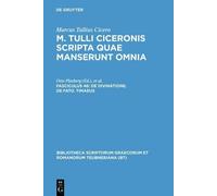 Marcus Tullius Cicero Scripta Quae Manserunt Omnia, fasc. 46 (Tascabile)