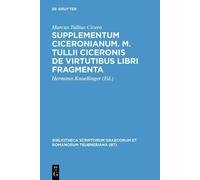 Marcus Tullius Supplementum Ciceronianum. M. Tulli Ciceronis (Copertina rigida)
