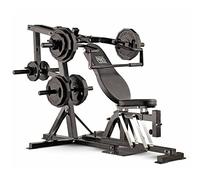 Marcy Compact Gym PM4400, Panca bilanciere, posizione regolabile e rimovibile, con sistema a leveraggio, carico fino a 226 kg