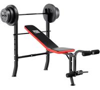 Marcy Pro - Panca pesi standard con rivestimento in vinile da 45,4 kg, PM-2084