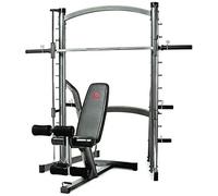 Marcy SM1000 Deluxe Home Gym Smith Machine con Il banco del Peso