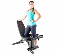 Marcy UB9000 - Panca per Pesi Regolabile Eclipse, Colore: Nero/Rosso