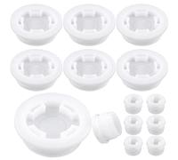 Mardatt 12 tappi in polietilene da 5,1 cm e 1,9 cm con guarnizioni, NPT a filo fine, per fusti di olio da 55 galloni