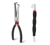 Mardatt 2 pinze di separazione elettriche, doppio connettore automobilistico, pinze di separazione diritte, set di attrezzi per sensori di flusso d'aria, spruzzatore di carburante