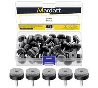 Mardatt 40 cuscinetti a vite per sedie in pelliccia, non scivolano con cuscinetti a vite per rivestimenti per pavimenti in piastrelle, 20 mm