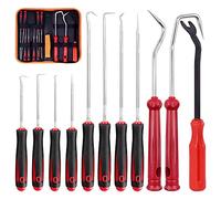 Mardatt Set di 11 ganci resistenti in acciaio legato, manici ergonomici, ganci per la manutenzione automobilistica