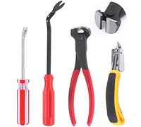 Mardatt,Set di 4 pinze per rimozione di graffette, per lavori di costruzione e tappezzeria, per rimozione di chiodi, dispositivo di fissaggio, per mobili da pavimento e da auto