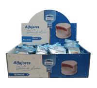 Mardel - Scatola di 36 mini alfajores con dolce di latte (22 g c/u) | immersi in cioccolato bianco | Delizie argentine Gourmet | spuntini singoli da regalare o condividere con calore artigianale