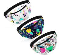 Mardi Gras 80s 90s Mardi Gras Marsupio Retro Marsupio Regolabile Casual Carino Vintage Escursionismo Cintura Martedì Gras Halloween Uomini Donne 80s 90s Party, come da immagine., Stile romanzo