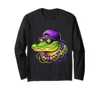 Mardi Gras Alligatore Coccodrillo Mardi Gras Costume Maglia a Manica