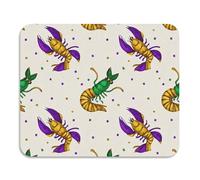 Mardi Gras Carnevale Gamberetti Verdi Viola Oro Scolapiatti per Piatti con Tappetino Lavabile Assorbente Terra Diatomacea Tappetino Accessori Piano di Lavoro 60 x 50 cm