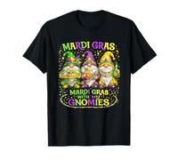 Mardi Gras con i Miei gnomi, King Cake, Cocktail, Birra Maglietta