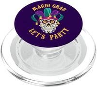 Mardi Gras Costume Camicia Fun Beads Masquerade Skull Voodoo PopSockets PopGrip per MagSafe