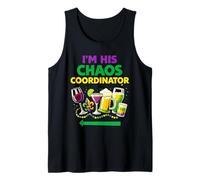 Mardi Gras Im His Chaos Coordinator Matching Couple Design Canotta