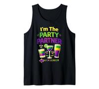 Mardi Gras Im The Party Partner, Design Abbinato a Una Coppia Canotta