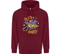 Mardi Gras Lets Party Uomo Felpa