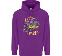 Mardi Gras Lets Party Uomo Felpa