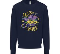 Mardi Gras Lets Party Uomo Sweatshirt Jumper
