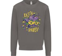 Mardi Gras Lets Party Uomo Sweatshirt Jumper