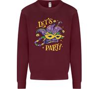 Mardi Gras Lets Party Uomo Sweatshirt Jumper