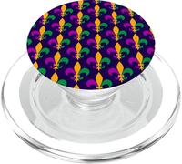 Mardi Gras New Orleans Fleur de Lys PopSockets PopGrip per MagSafe