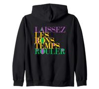Mardi Gras - Rouler Laissez Les Bons Temps Felpa con Cappuccio