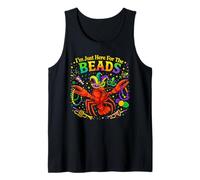 Mardi Gras, Sono Qui Solo per i Beads Crawfish New Orleans Canotta