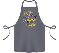 Mardi Gras Ti Permette Di Festa Cotone Grembiule 100% Biologico
