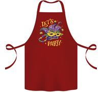 Mardi Gras Ti Permette Di Festa Cotone Grembiule 100% Biologico