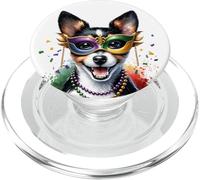 Mardi Gras Toy Fox Terrier PopSockets PopGrip per MagSafe