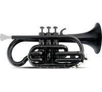 Classic Cantabile Cornetta MardiBrass in Sib Plastica, Valvole Alluminio, 520g, borsa bocchino nero