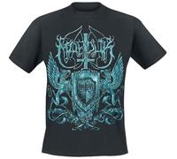 Marduk Black Metal Assault Uomo T-Shirt Nero XL 100% Cotone Regular