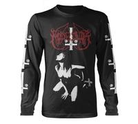 Marduk Fuck Me Jesus Maglietta Manica Lunga Adulto Unisex (PH2404)