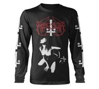 Marduk Fuck Me Jesus Uomo Maglia Maniche Lunghe Nero L 100% Cotone Regular