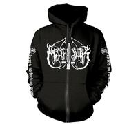 Marduk 'Panzer Division Marduk' (Nero) Felpa con cappuccio e zip - Nuovo