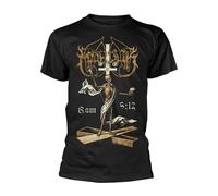 MARDUK - ROM 5:12 (GOLD) BLACK T-Shirt, Front & Back Print Large