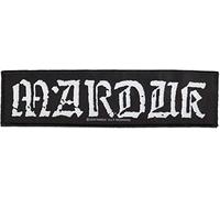 Marduk - Toppa con logo, colore: nero metallizzato