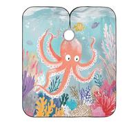 Mare animale che si nasconde nella barriera corallina mantello da taglio con chiusura a scatto regolabile, mantelle per bambini capa para Corte de Cabello 165,1 x 139,7 cm