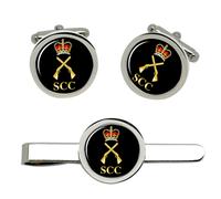 Mare Cadetti SCC Tiro Completo Foro Distintivo Gemelli E Fermacravatta Set