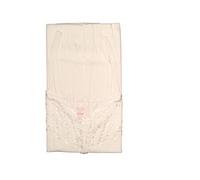 MaRe Canotta Intima Donna Canottiera Scollo a V con Pizzo Sottogiacca in 100% Puro Cotone Leggero Estivo Top Spalla Stretta 100% Made in Italy (Bianco, 6/XL)