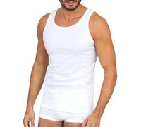 MaRe Canotta Uomo Spalla Larga 100% Puro Cotone Makò - Canottiera Intima Uomo Bianca o Nera, Leggera e Traspirante, Sottocamicia Estiva, Made in Italy