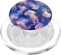 Mare cosmico di meduse PopSockets PopGrip per MagSafe