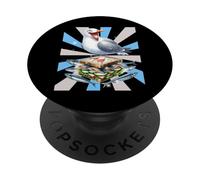 Mare del Nord Mar Baltico Gabbiani Uccello Marino Bambini Ragazze Ragazzi PopSockets PopGrip Adesivo