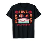 Mare di Cortez - Peace Love Beach Maglietta