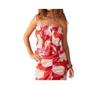 Mare Di Latte - Top in Cotone Rosa Anni Settanta - - Tops - Donna - Multicolore - S