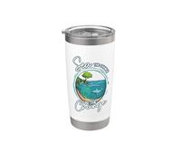 Mare Il Cambiamento Essere Il Cambiamento Ocean Conservation Ocean Day Bicchiere termico in acciaio inox doppia parete